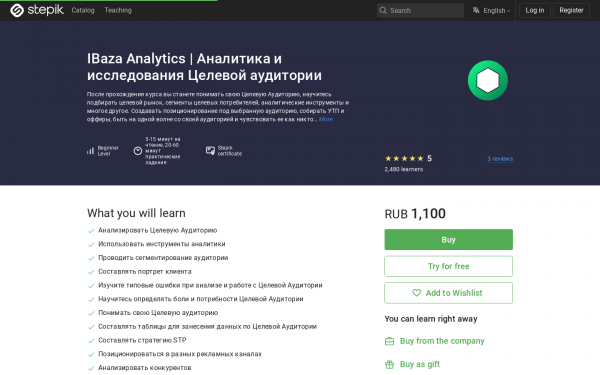IBaza Analytics | Аналитика и исследования Целевой аудитории