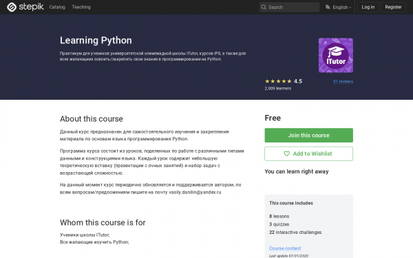 Learning Python