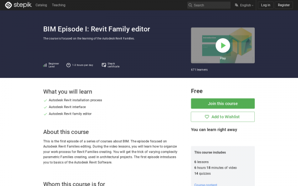 BIM Episode I: Revit Family editor