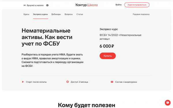 ФСБУ 14/2022 «Нематериальные активы»